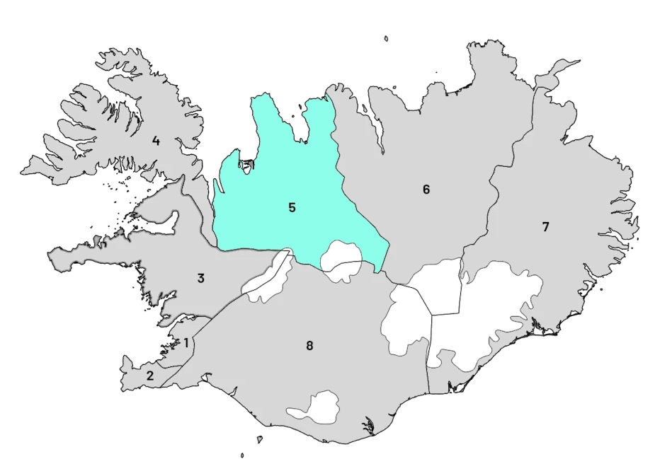 Iceland Northwestern Region Norðurland vestra